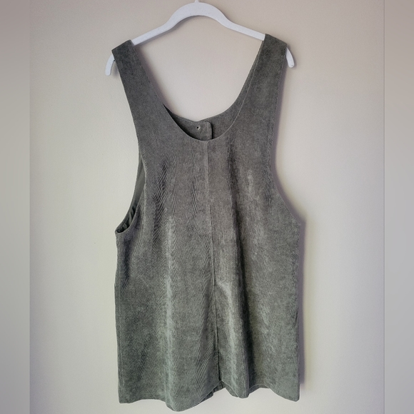 Loveriche Olive Green Shift Dress Size Large - Picture 6 of 6